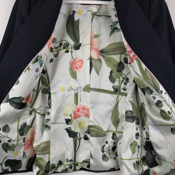 Ted Baker Black Reiko Blazer  Size 1 (US 4) - Picture 6 of 11
